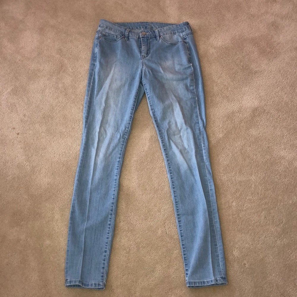 Light Wash Calvin Klein Curvy Skinny Jeans